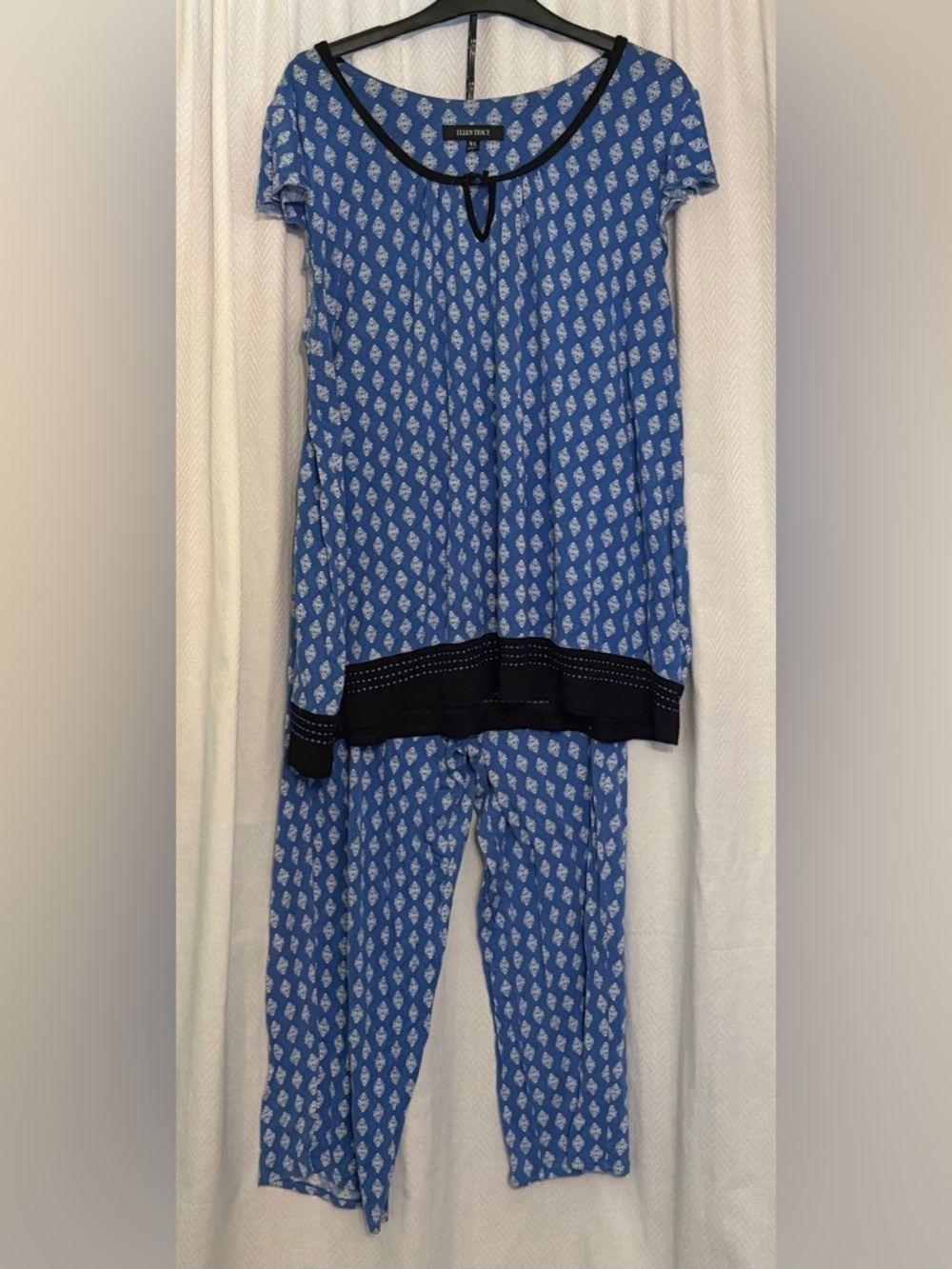 Ellen Tracy Blue PJ Set